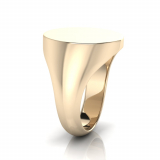 Gents Oval Shaped Signet Ring