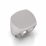 Gents Cushion Shaped Signet Ring