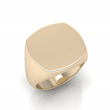 Gents Cushion Shaped Signet Ring