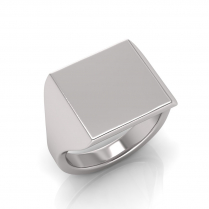 Ladies Square Shaped Signet Ring