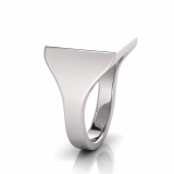 Ladies Square Shaped Signet Ring