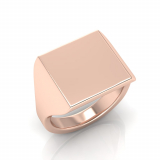 Ladies Square Shaped Signet Ring