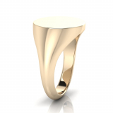 Ladies Round Shaped Signet Ring