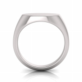 Ladies Oval Shaped Signet Ring