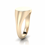 Ladies Oval Shaped Signet Ring