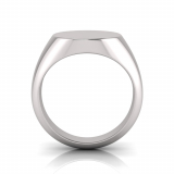 Gents Medium Size Oval Shaped Signet Ring