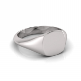 Petite Cushion Signet Ring