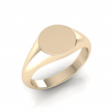 Petite Round Signet Ring