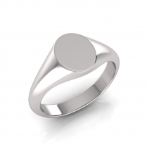 Petite Oval Signet Ring