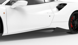 1016 Industries Ferrari 488 Side Skirts