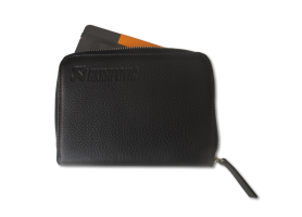 Akrapovic Leather Zip Notebook - Black M