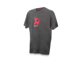 Akrapovic Mens T-shirt - Logo - Grey S