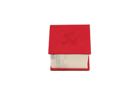 Akrapovic Leather Memo Notepad - Red