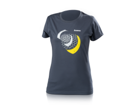 Akrapovic Womens T-Shirt - Mesh - Blue/Grey L