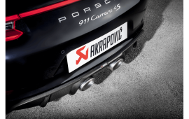 Akrapovic Rear Carbon Fibre Diffuser - Matte for 991.2 Carrera