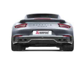 Akrapovic Rear Carbon Fibre Diffuser - Gloss for Porsche 991.2 Turbo / Turbo S