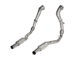 Akrapovic Downpipe / Link Pipe Set (SS) for Audi C8 RS6 / RS7