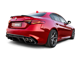 Akrapovic Evolution Link Pipe Set (Titanium) for Alfa Romeo Giulia Quadrifoglio