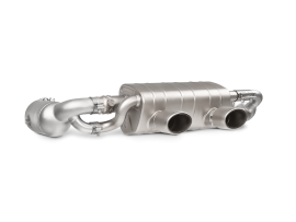 Akrapovic Link Pipe Set w Cat (SS) for 991.2 Carrera