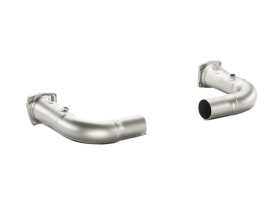 Akrapovic Link Pipe Set w/o Cat (Titanium) for Porsche 911 Turbo/Turbo S (991)