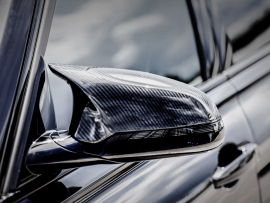 Akrapovic Carbon Fibre Mirror Cap Set - Gloss for BMW M2 Competition (F87N)