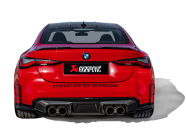 Akrapovic Rear Carbon Fibre Diffuser - Gloss Black for BMW G8X M3/M4