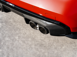 Akrapovic Rear Carbon Fibre Diffuser - Gloss Black for BMW G8X M3/M4