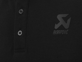 Akrapovic Mens Corpo Polo - Black XXL