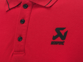 Akrapovic Mens Corpo Polo - Red XS