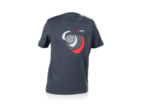 Akrapovic Mens T-Shirt - Mesh - Blue/Grey L