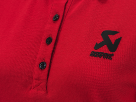 Akrapovic Womens Corpo Polo - Red XS