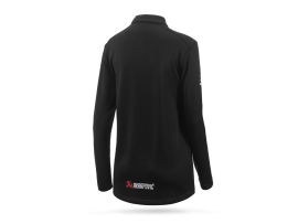 Akrapovic Womens Corpo Turtleneck Zip - Black XS