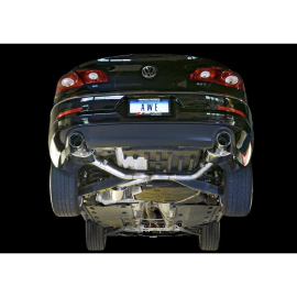 AWE VW CC Touring Edition Exhaust Dual Outlet - Chrome Silver Tips