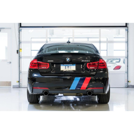 AWE BMW F3X 340i Touring Edition Axle-Back Exhaust - Chrome Silver Tips (90mm)