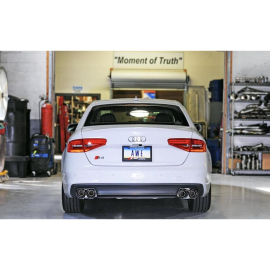 AWE Audi B8.5 S4 3.0T Touring Edition Exhaust System - Chrome Silver Tips (102mm)