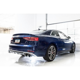 AWE Audi B9 S5 Coupe 3.0T Track Edition Exhaust - Chrome Silver Tips (102mm)