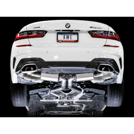 AWE 2019+ BMW M340i (G20) Non-Resonated Touring Edition Exhaust (Use OE Tips)