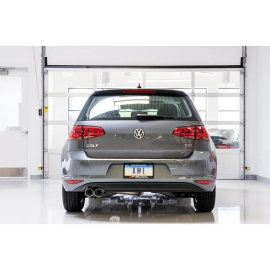 AWE VW MK7 Golf 1.8T Touring Edition Exhaust - Chrome Silver Tips (90mm)