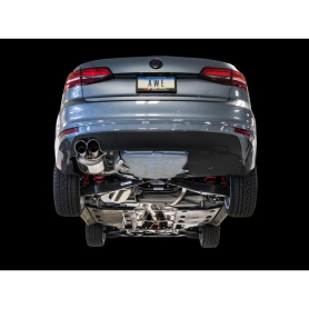 AWE 09-14 Volkswagen Jetta Mk6 1.4T Touring Edition Exhaust - Chrome Silver Tips