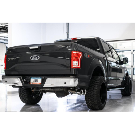 AWE 2015+ Ford F-150 0FG Single Exit Performance Exhaust System w/4.5in Chrome Silver Tips