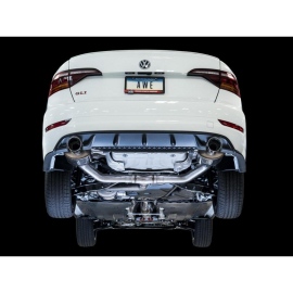 AWE 18-21 Volkswagen Jetta GLI Mk7 Touring Exhaust - Chrome Silver Tips (Fits High-Flow DP)