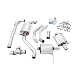 AWE 18-21 Volkswagen Jetta GLI Mk7 Touring Exhaust - Chrome Silver Tips (Fits High-Flow DP)