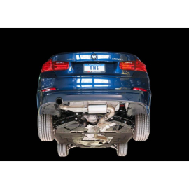 AWE BMW F30 320i Touring Exhaust w/Performance Mid Pipe - Diamond Black Tip (90mm)