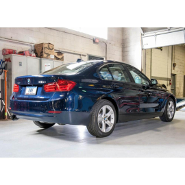 AWE 13-18 BMW 320i (F30) Touring Edition Exhaust w/ Perfomance Mid Pipe - Diamond Black Tips