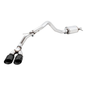 AWE 2019+ Ford Ranger 0FG Performance Exhaust System w/Diamond Black Tips & Rock Guard