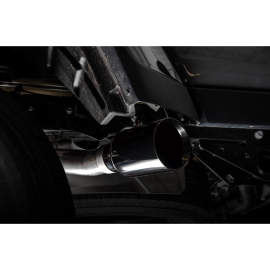 AWE 20-21 Jeep Gladiator JT 3.6L Tread Edition Cat-Back Single Side Exhaust - Diamond Blk Ti