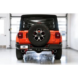 AWE 2018+ Jeep Wrangler JL/JLU Tread Edition Axle-Back Dual Exhaust - Chrome Silver Tips