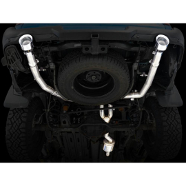 AWE 09-18 RAM 1500 5.7L (w/Cutouts) 0FG Dual Rear Exit Cat-Back Exhaust - Chrome Silver Tips