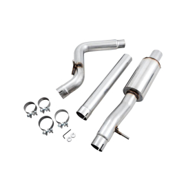 AWE 07-18 Jeep Wrangler JK/JKU 3.6L Tread Edition Axle-Back Dual Exhaust - Chrome Silver Tips