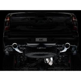 AWE 2021 RAM 1500 TRX 0FG Cat-Back Exhaust - Chrome Silver Tips